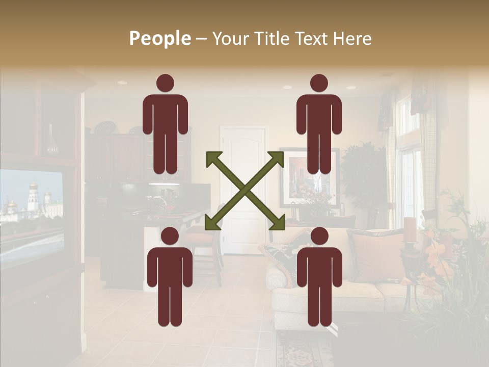 Home Style Armchair PowerPoint Template