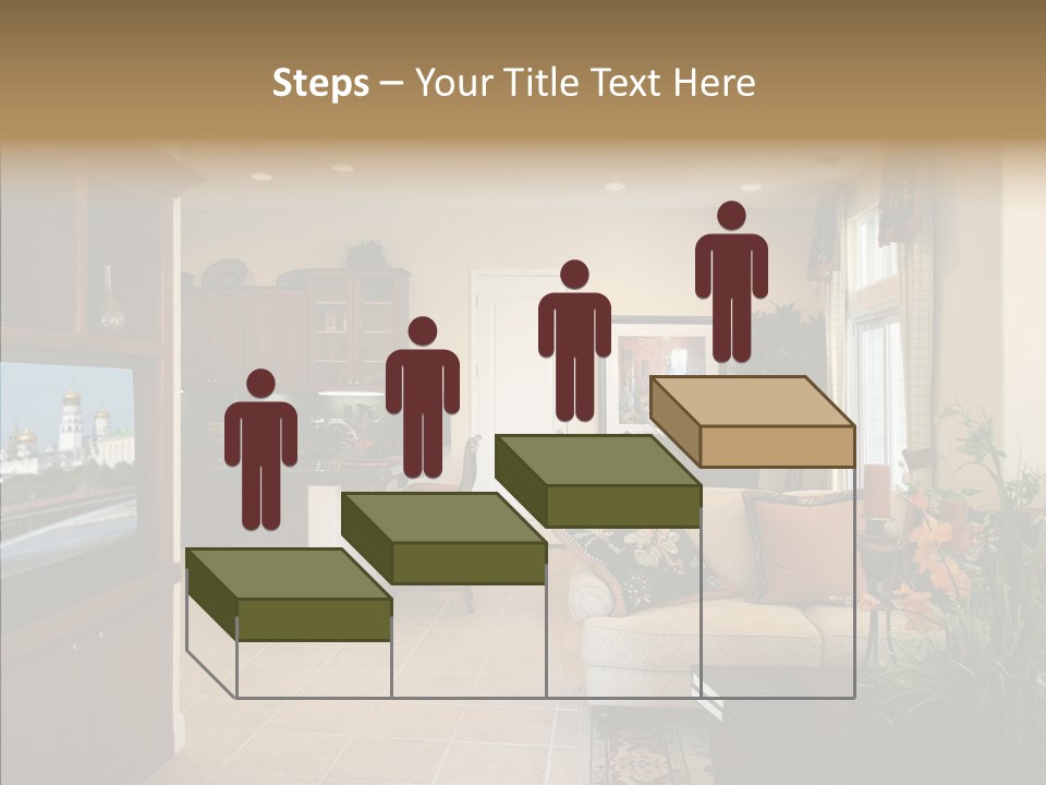 Home Style Armchair PowerPoint Template