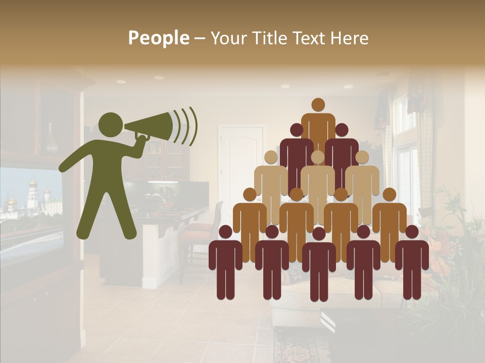 Home Style Armchair PowerPoint Template