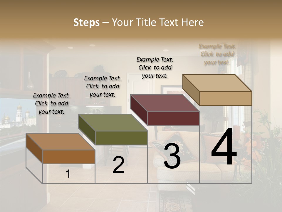 Home Style Armchair PowerPoint Template