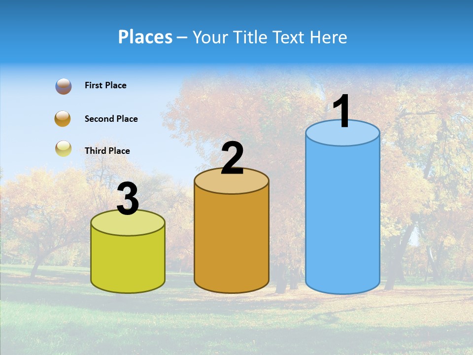Stem Environment Trees PowerPoint Template