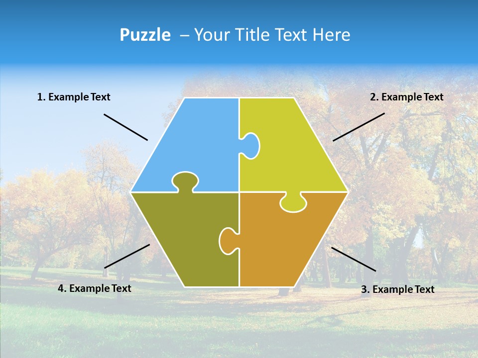 Stem Environment Trees PowerPoint Template