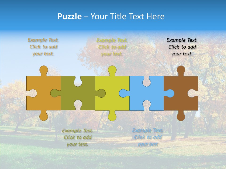 Stem Environment Trees PowerPoint Template
