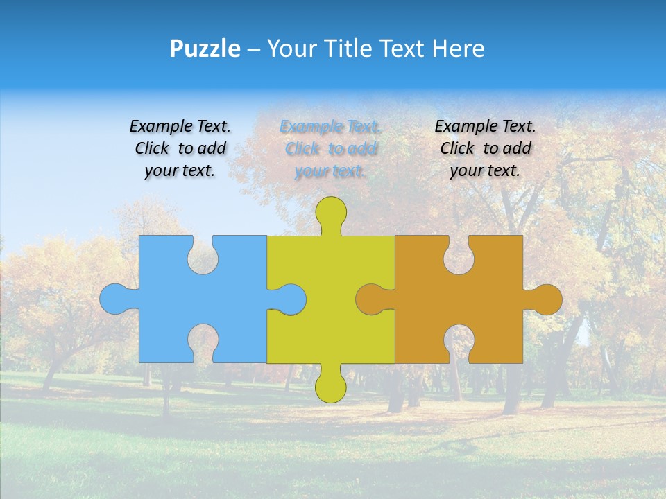 Stem Environment Trees PowerPoint Template