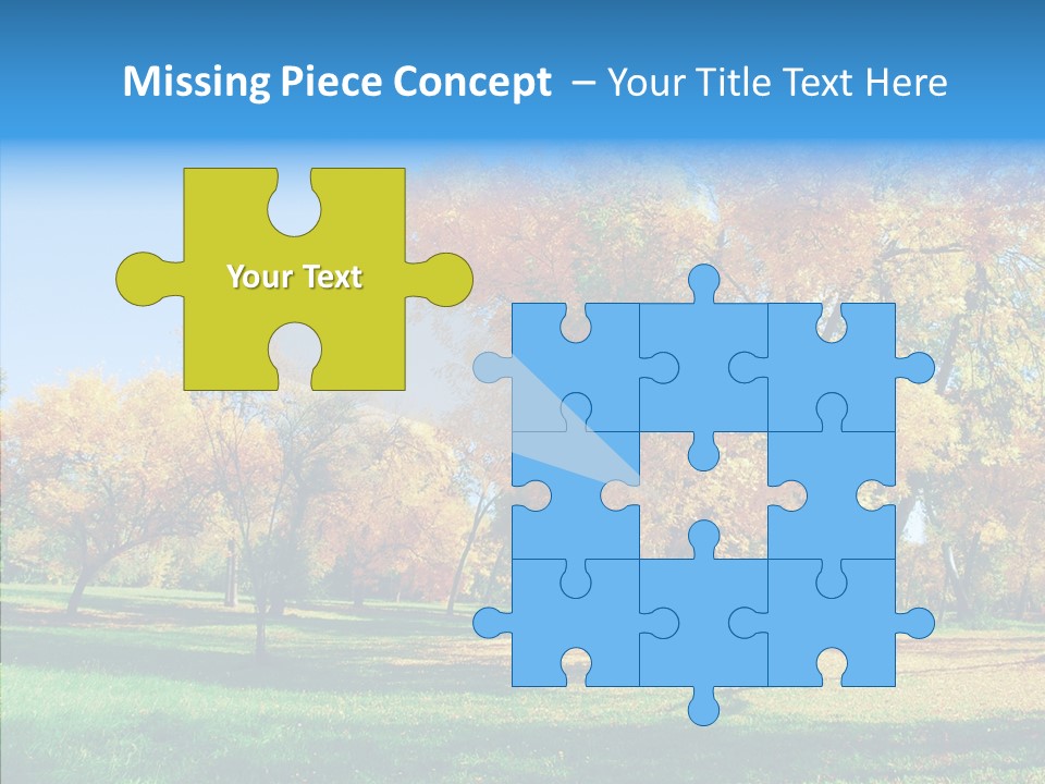 Stem Environment Trees PowerPoint Template