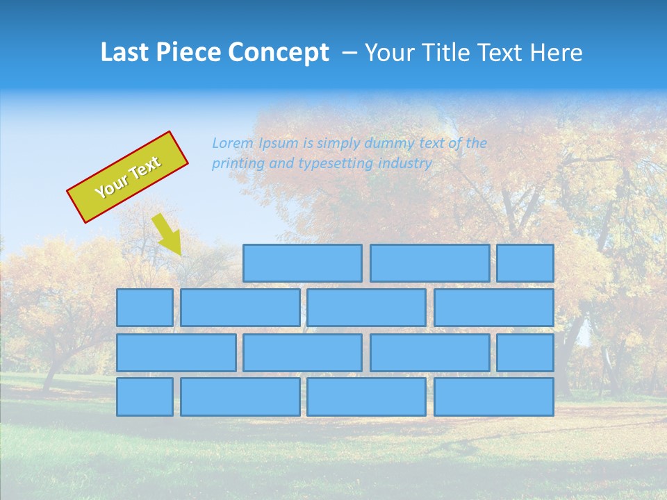 Stem Environment Trees PowerPoint Template