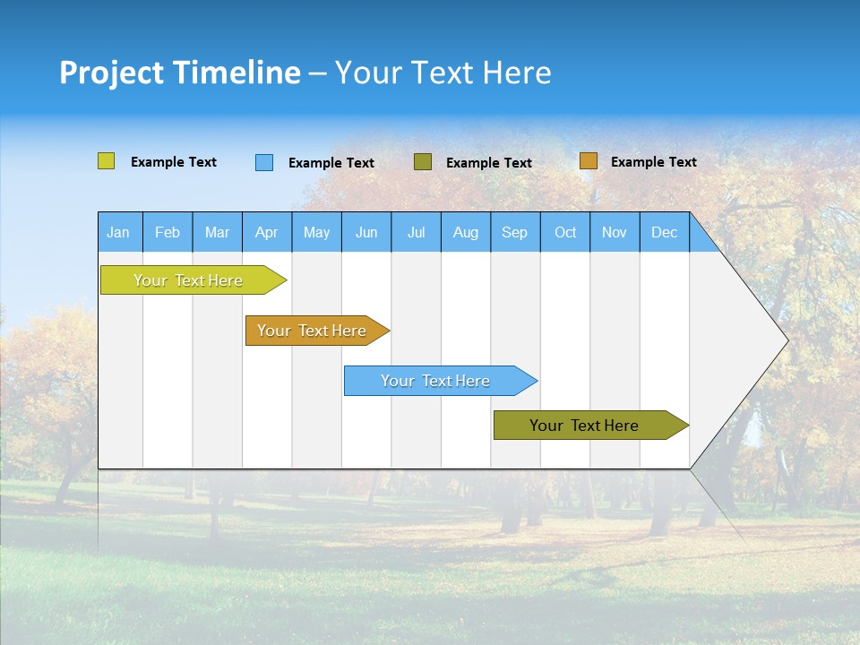 Stem Environment Trees PowerPoint Template