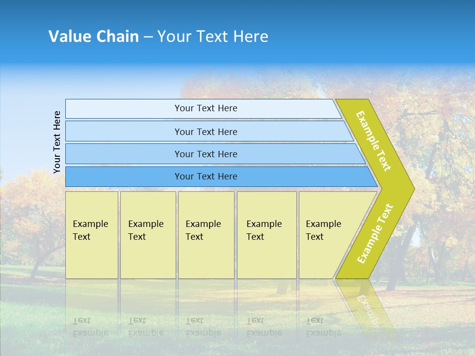 Stem Environment Trees PowerPoint Template
