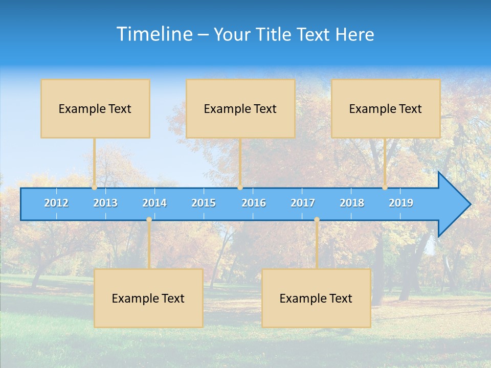 Stem Environment Trees PowerPoint Template