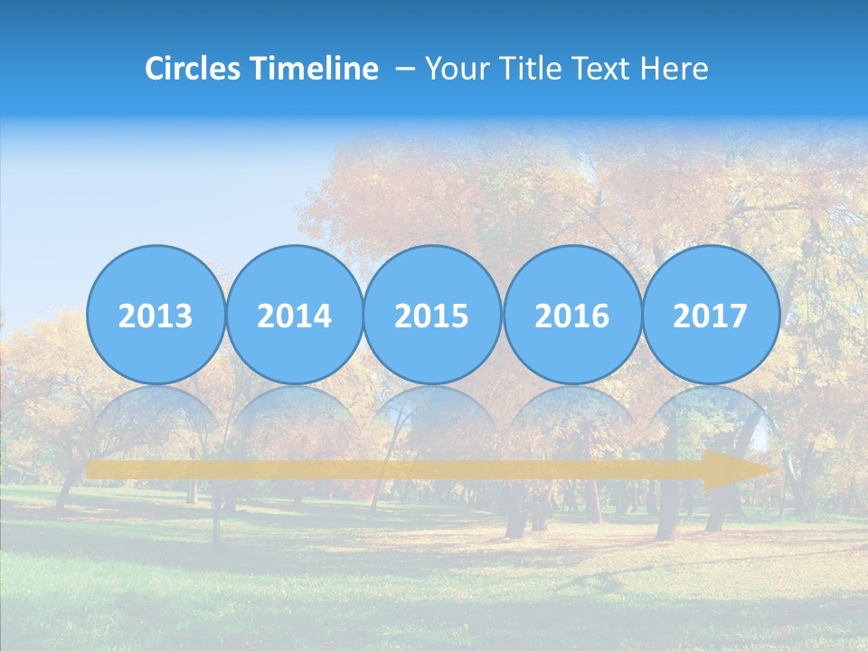 Stem Environment Trees PowerPoint Template
