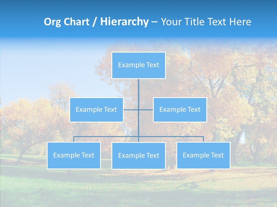 Stem Environment Trees PowerPoint Template
