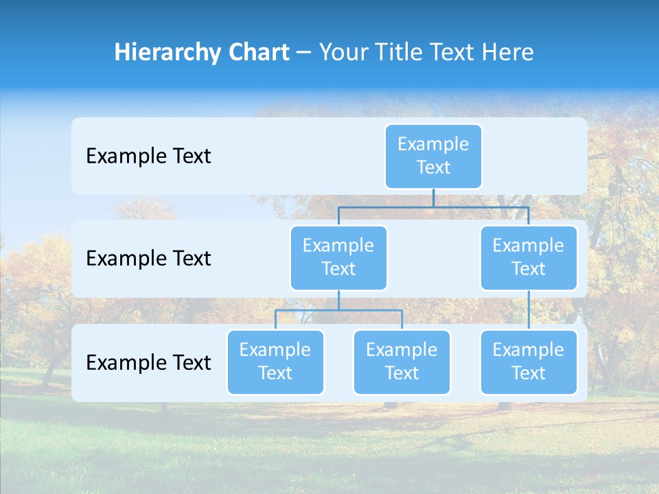 Stem Environment Trees PowerPoint Template