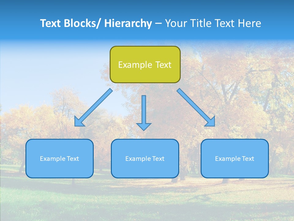 Stem Environment Trees PowerPoint Template