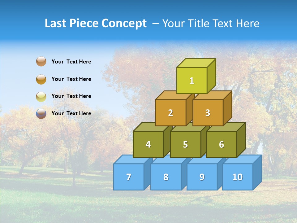 Stem Environment Trees PowerPoint Template
