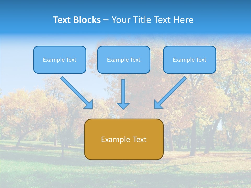 Stem Environment Trees PowerPoint Template