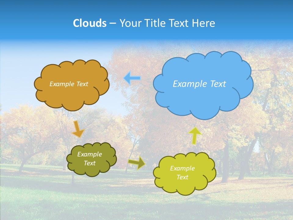 Stem Environment Trees PowerPoint Template