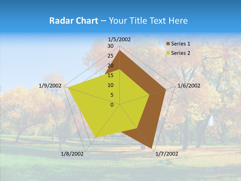 Stem Environment Trees PowerPoint Template