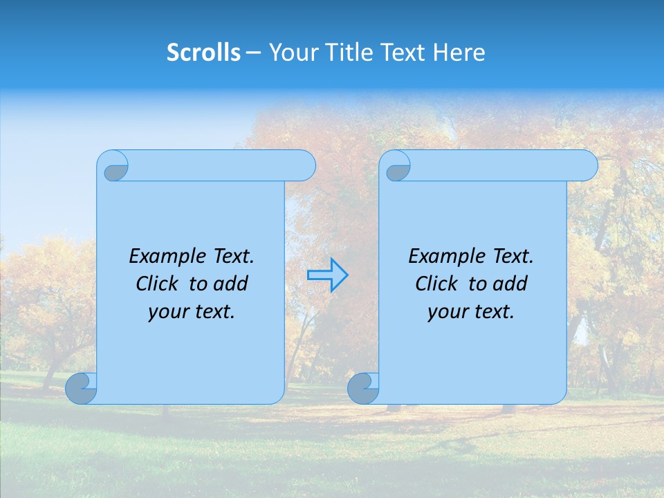 Stem Environment Trees PowerPoint Template