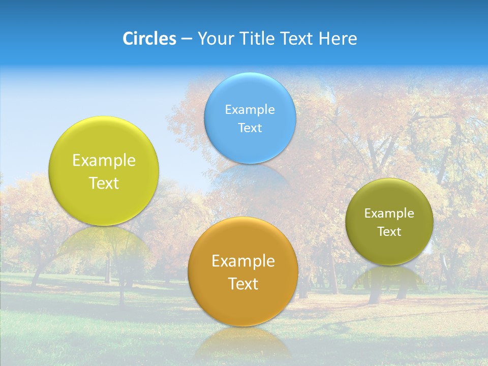 Stem Environment Trees PowerPoint Template