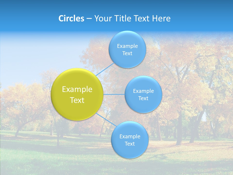 Stem Environment Trees PowerPoint Template