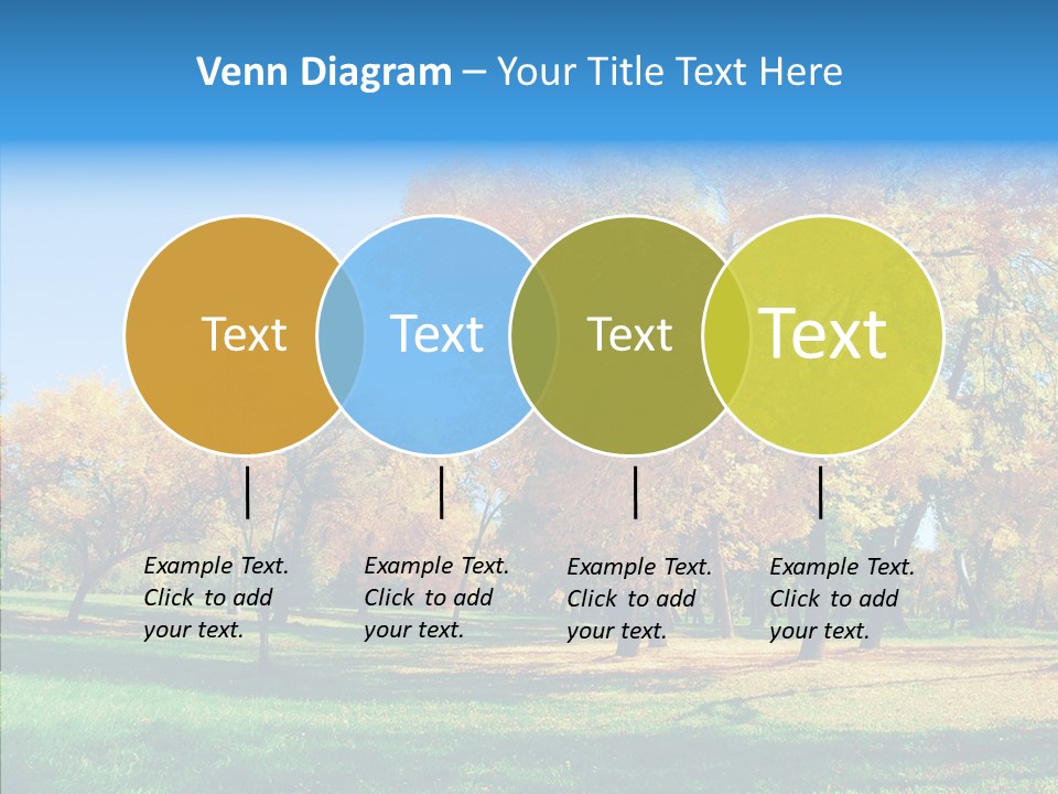 Stem Environment Trees PowerPoint Template