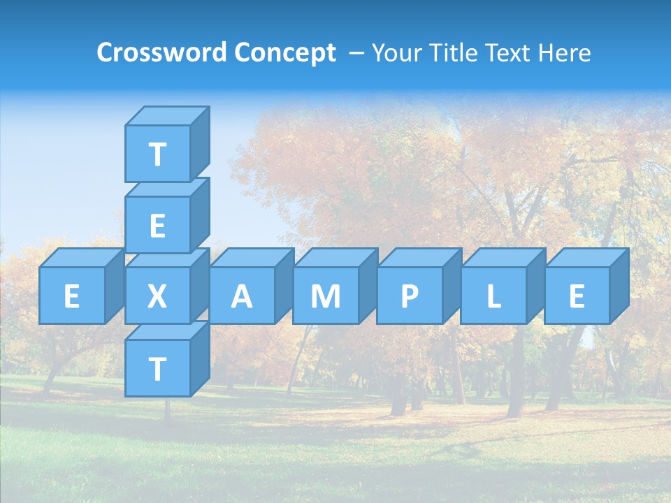 Stem Environment Trees PowerPoint Template