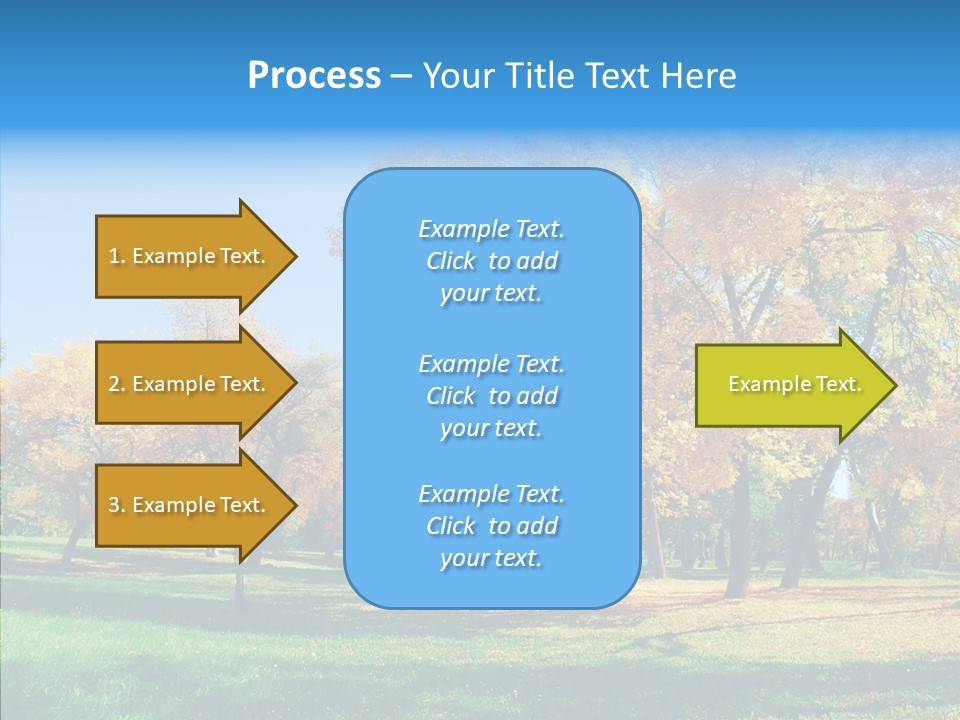 Stem Environment Trees PowerPoint Template
