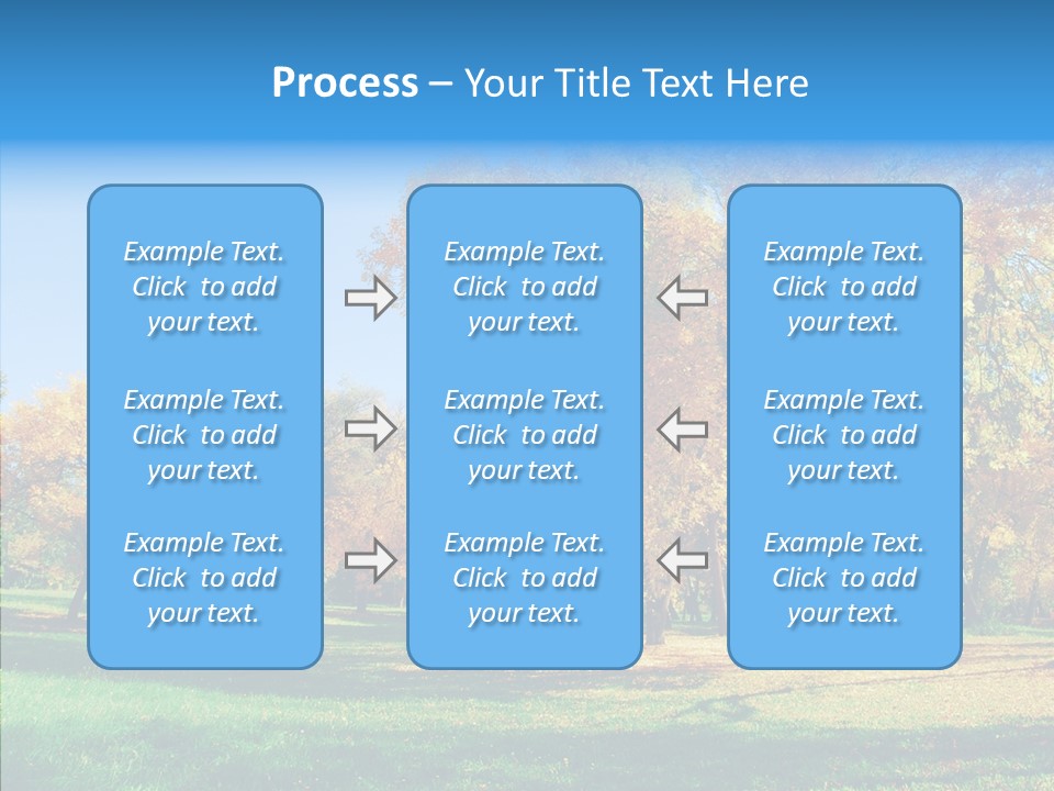 Stem Environment Trees PowerPoint Template
