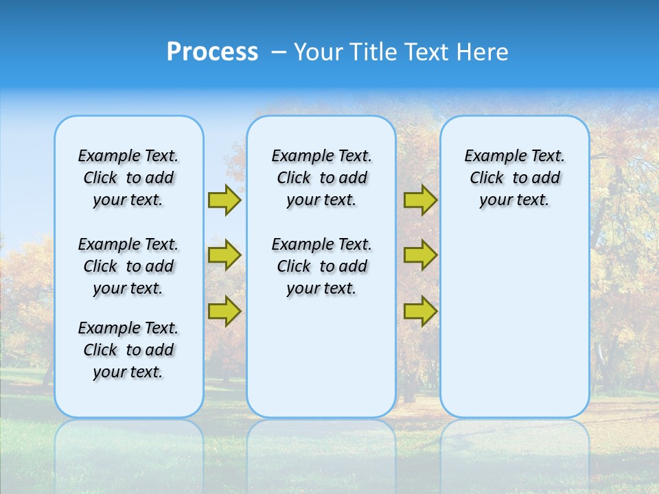 Stem Environment Trees PowerPoint Template