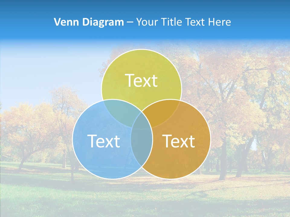 Stem Environment Trees PowerPoint Template
