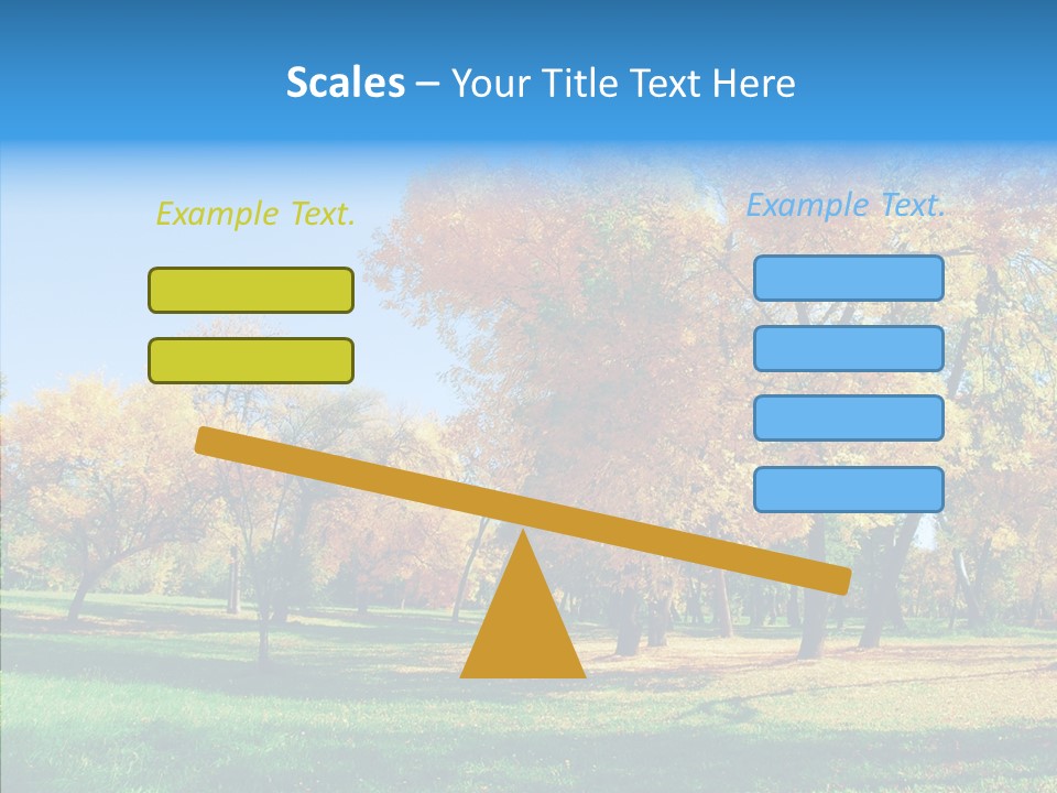 Stem Environment Trees PowerPoint Template
