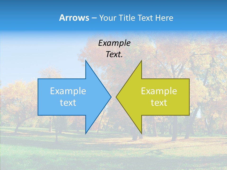 Stem Environment Trees PowerPoint Template