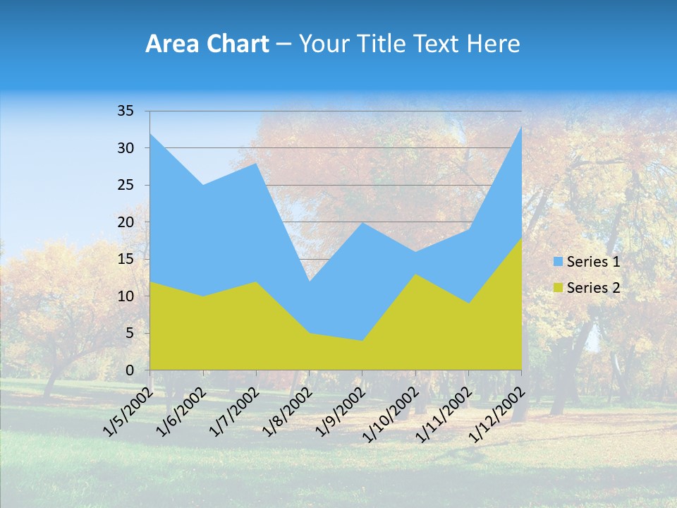 Stem Environment Trees PowerPoint Template