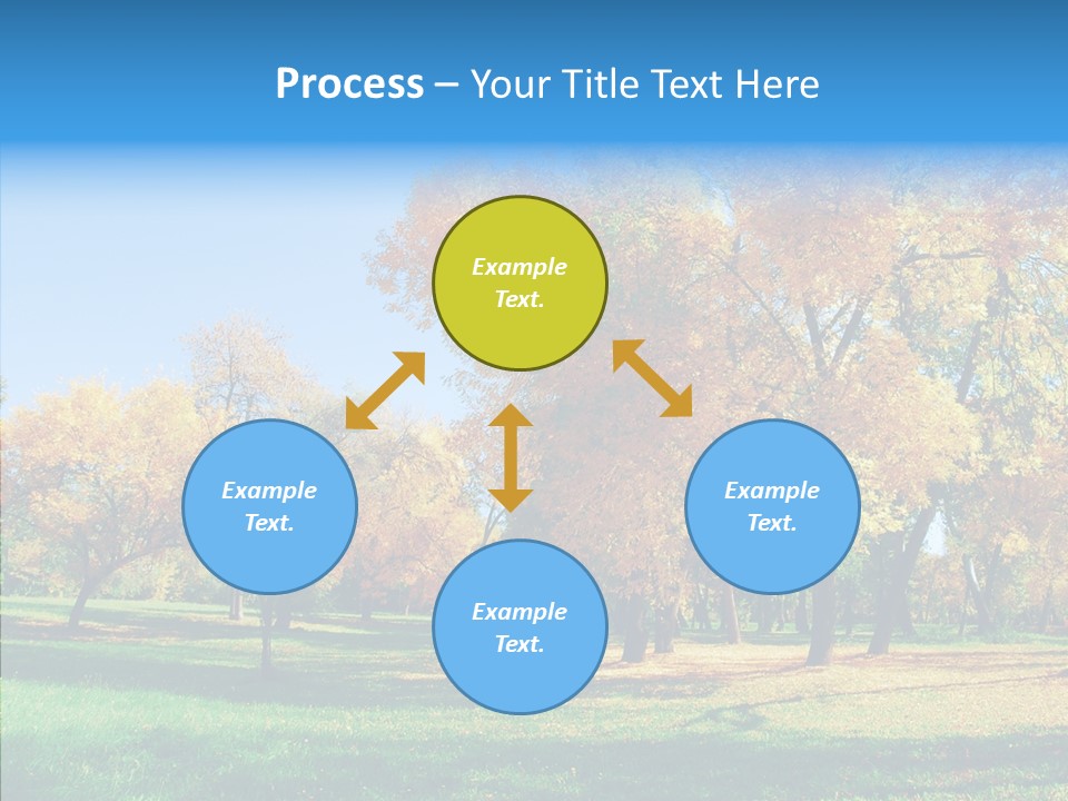 Stem Environment Trees PowerPoint Template