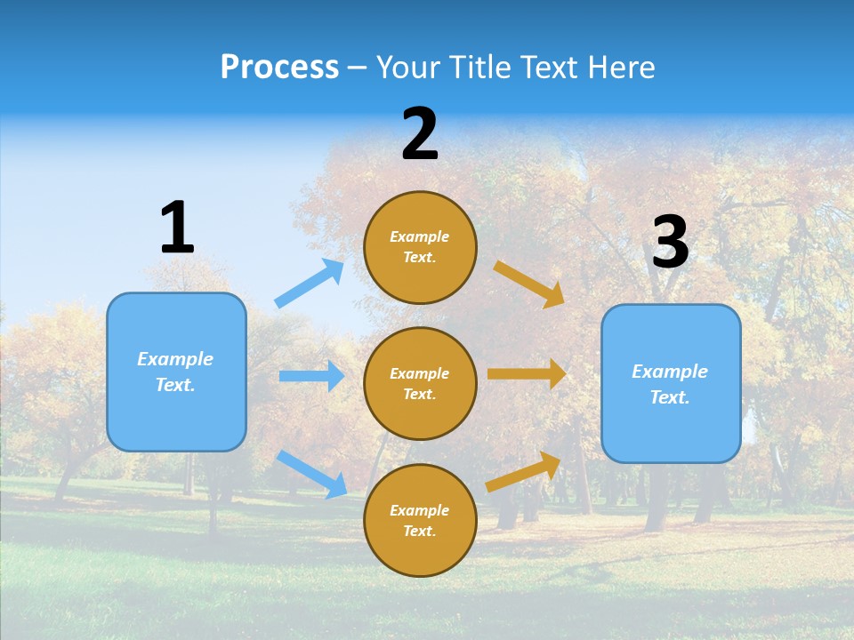 Stem Environment Trees PowerPoint Template