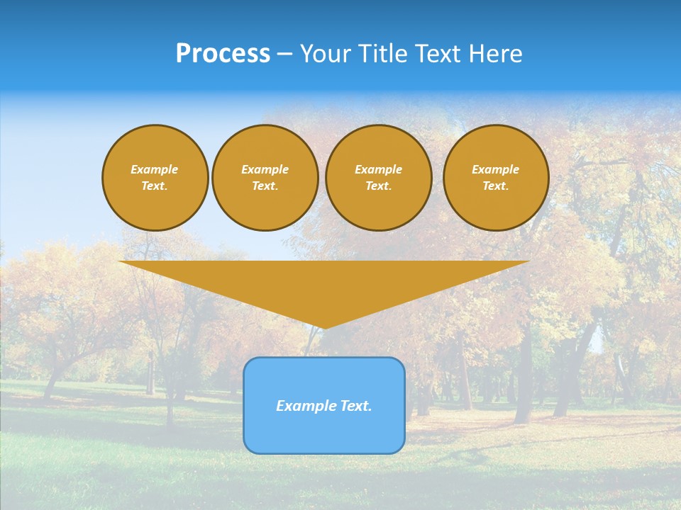 Stem Environment Trees PowerPoint Template