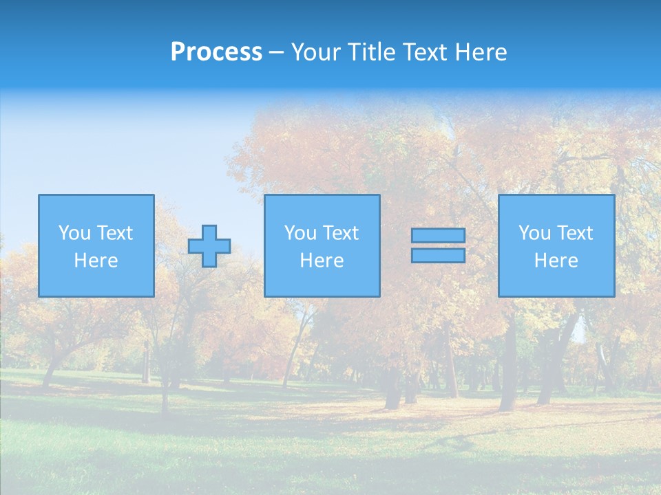 Stem Environment Trees PowerPoint Template
