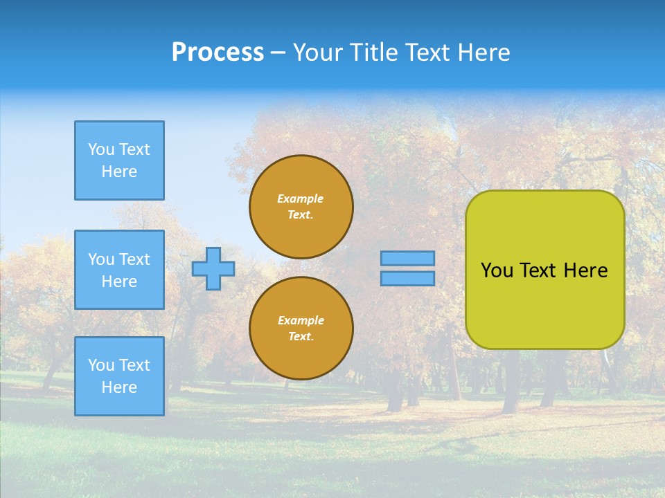 Stem Environment Trees PowerPoint Template