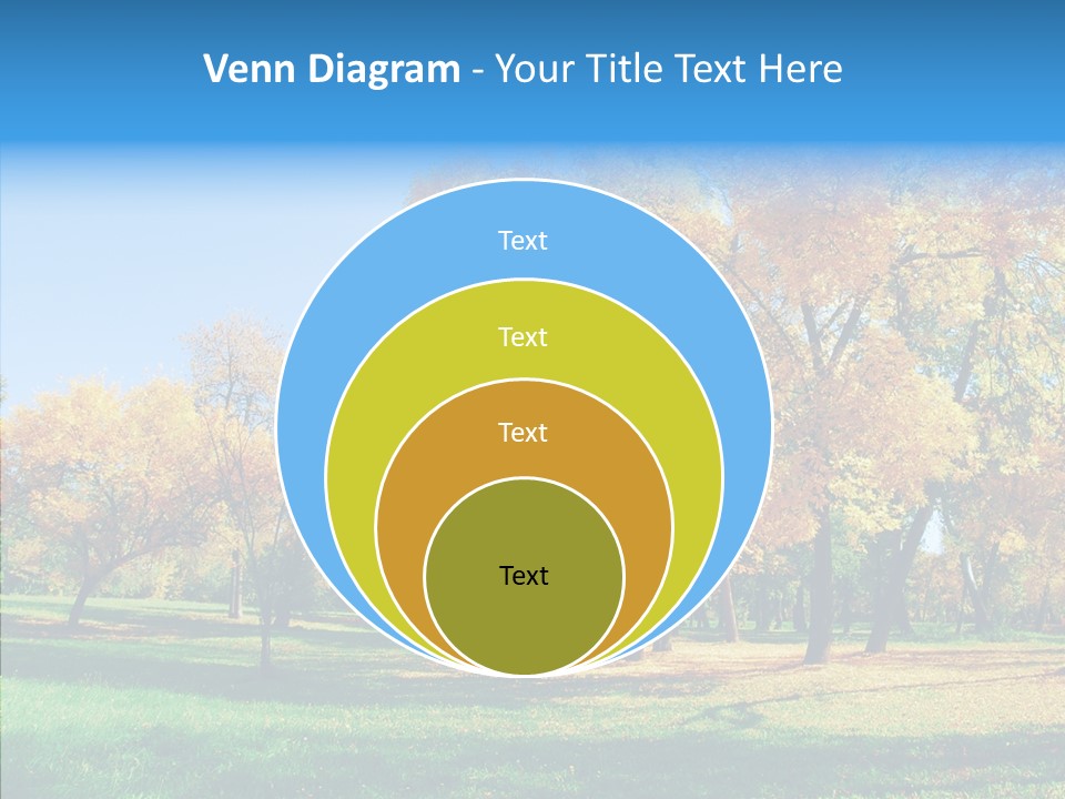 Stem Environment Trees PowerPoint Template