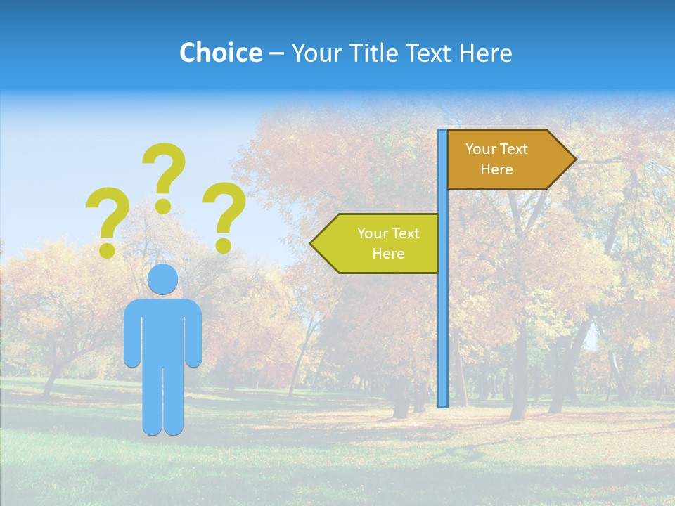 Stem Environment Trees PowerPoint Template