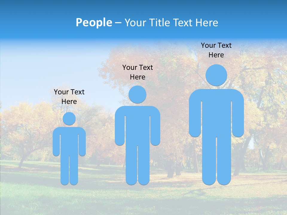 Stem Environment Trees PowerPoint Template