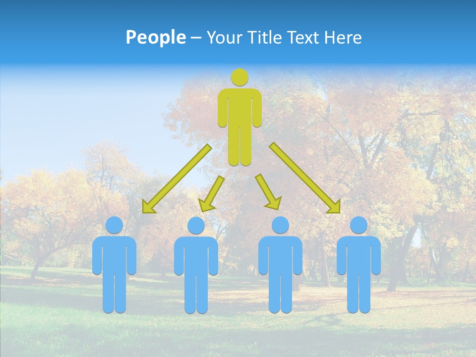 Stem Environment Trees PowerPoint Template