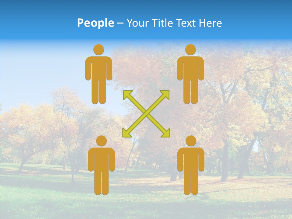 Stem Environment Trees PowerPoint Template