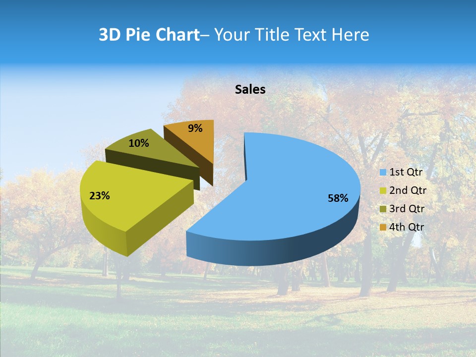 Stem Environment Trees PowerPoint Template