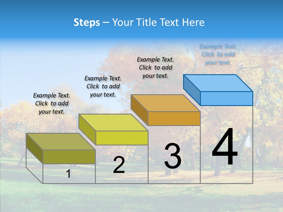 Stem Environment Trees PowerPoint Template