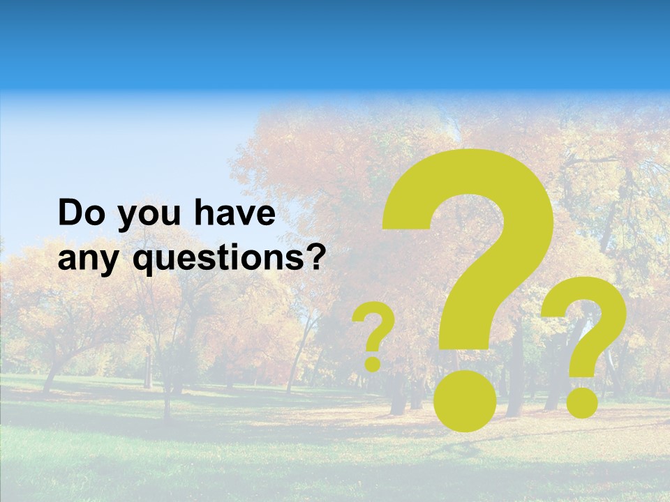 Stem Environment Trees PowerPoint Template