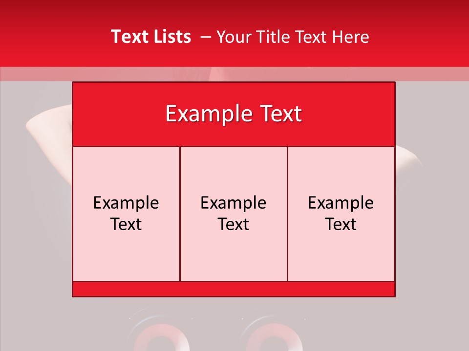 Entertainment Equipment Indoors PowerPoint Template