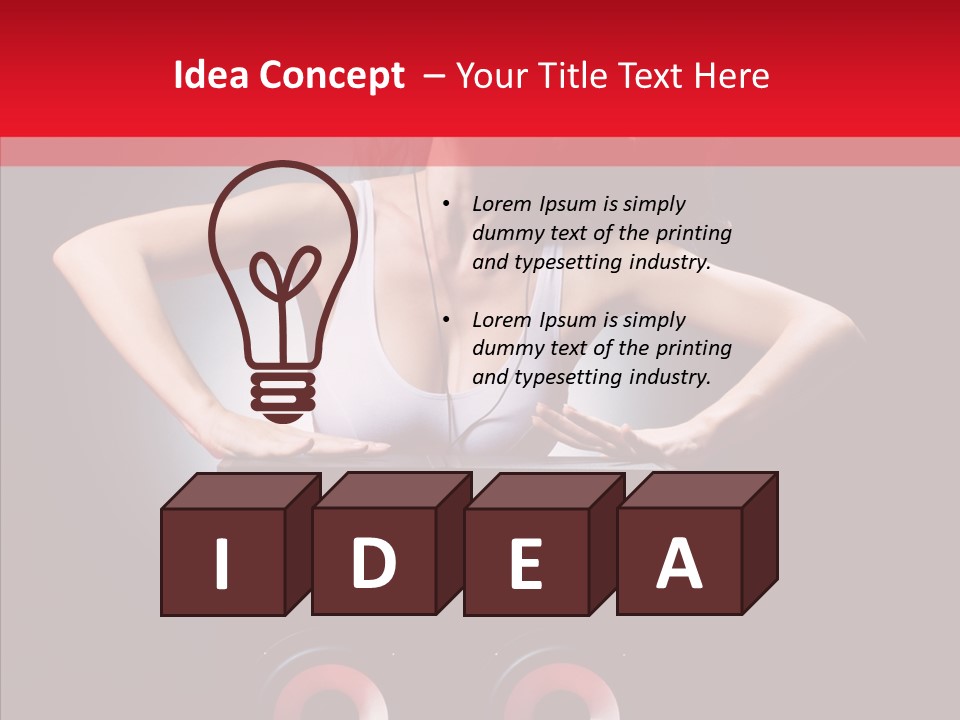 Entertainment Equipment Indoors PowerPoint Template