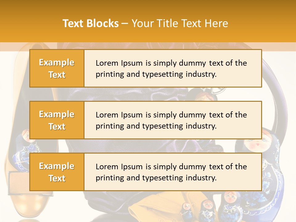 Persons Case Haversack PowerPoint Template