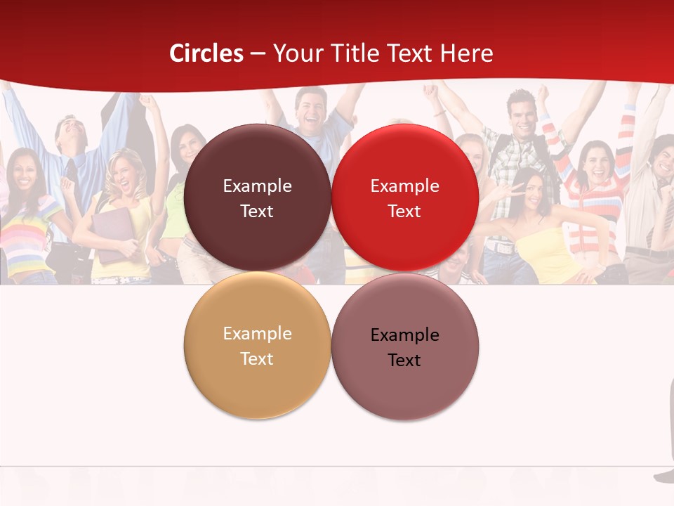 Crowd Euphoria Celebration PowerPoint Template